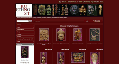 Desktop Screenshot of ethnokunst.com